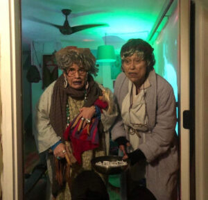 Anet and Kelly on Halloween 2