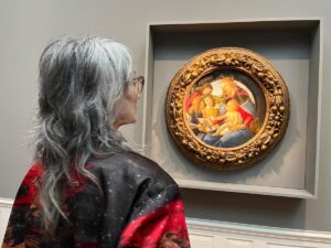 Anet in the museum